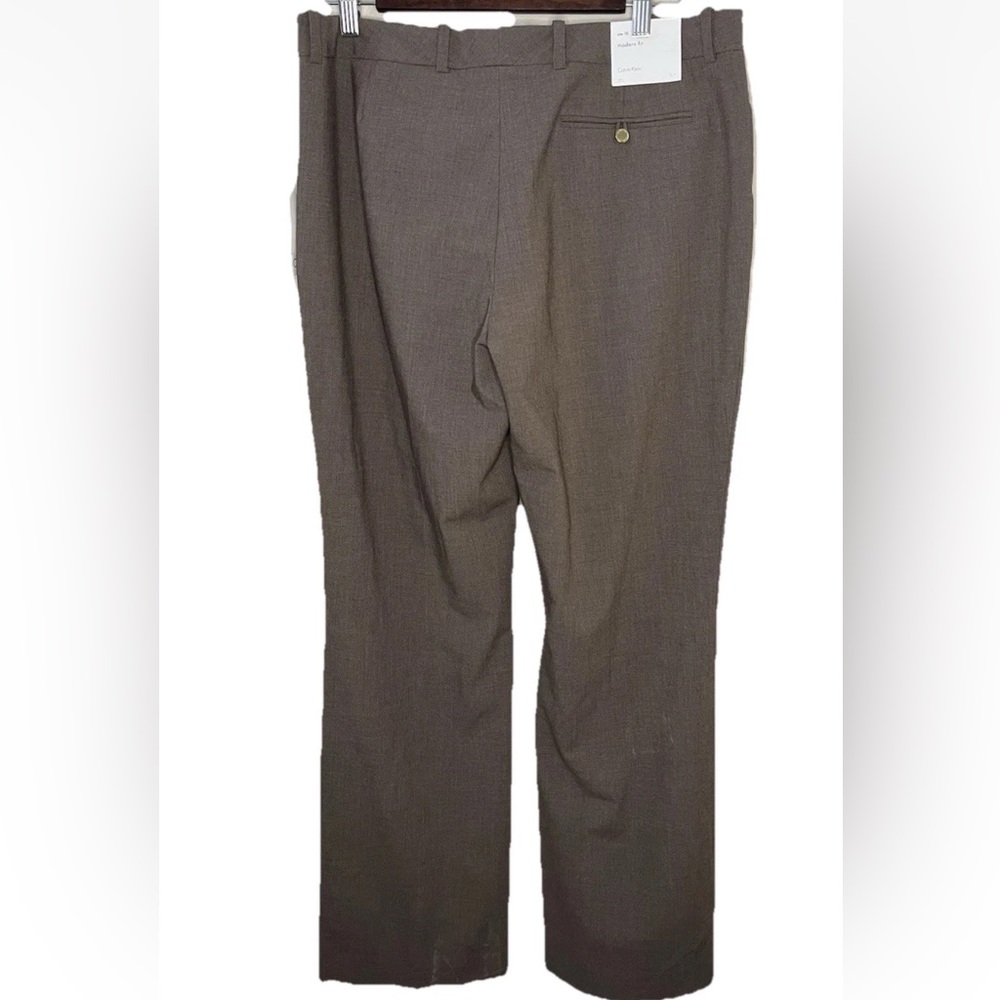 Calvin Klein Women's Modern Fit Dress Pants Beige Brown Size 10 NWT Boot Cut Leg - Picture 6 of 8